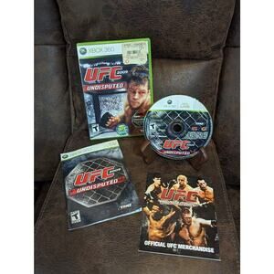 UFC 2009 Undisputed Microsoft Xbox 360 Video Game Complete